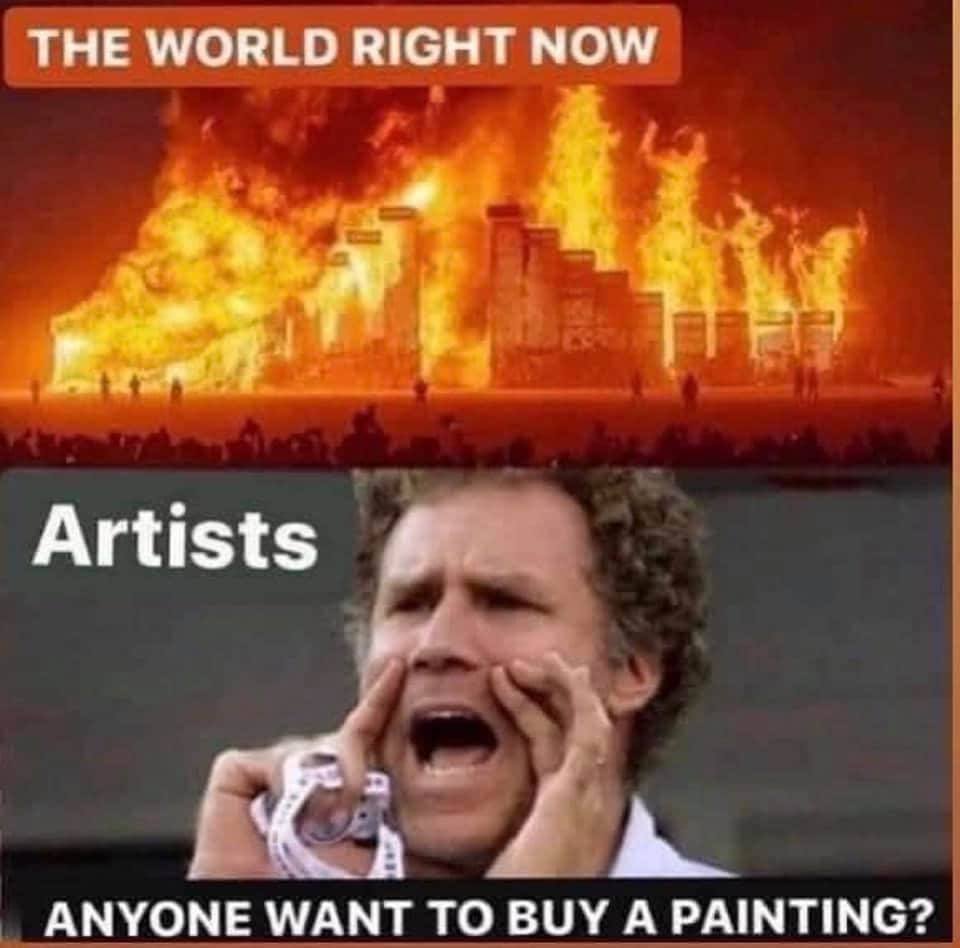 An artist in a pandemic by Sam Millard